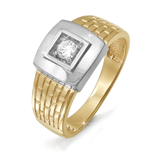 Кольцо, золото, бриллиант, БР040188